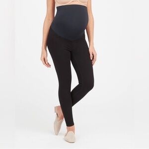 Spanx Mama Ankle Jean-ish Leggings Black Maternity